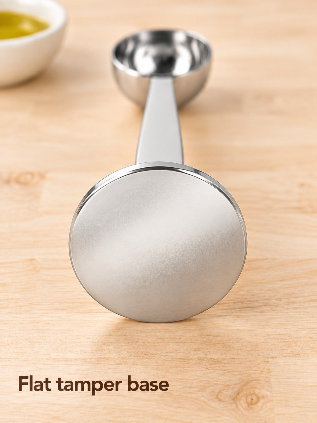 Stainless Steel Coffee Scoop and Tamper, 15ml Measure