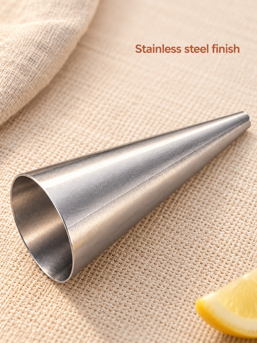 Stainless Steel Cream Puff Filling Tips Set, 3-Piece