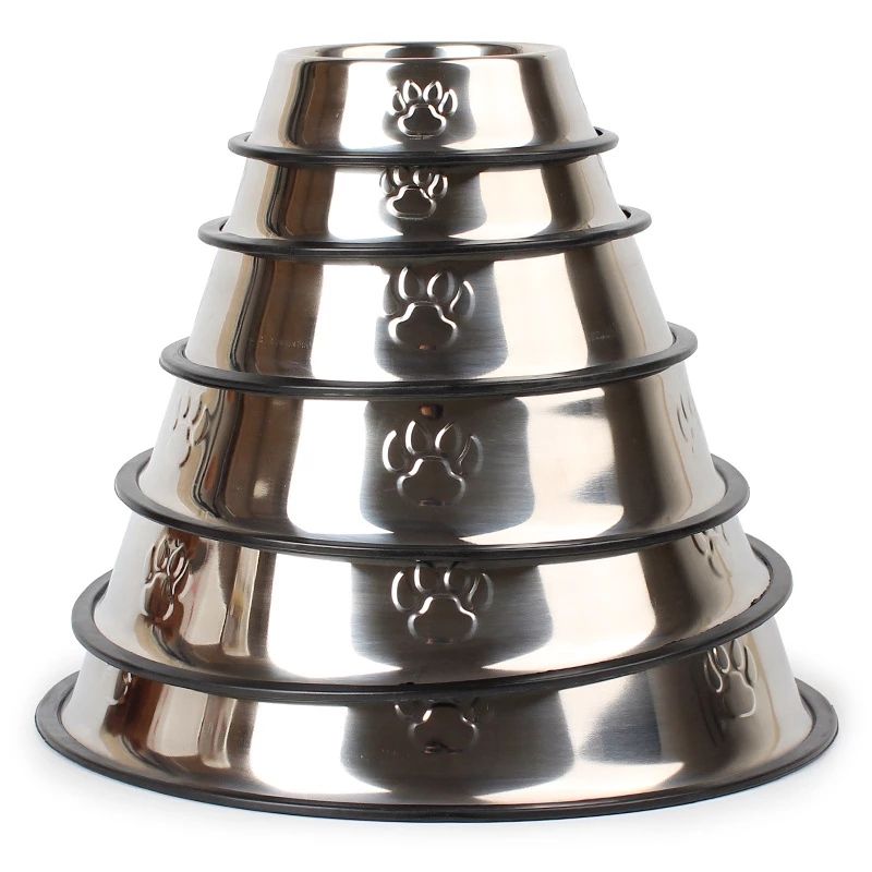 Stainless Steel Dog Bowl for Stable, Easy-Clean Meals