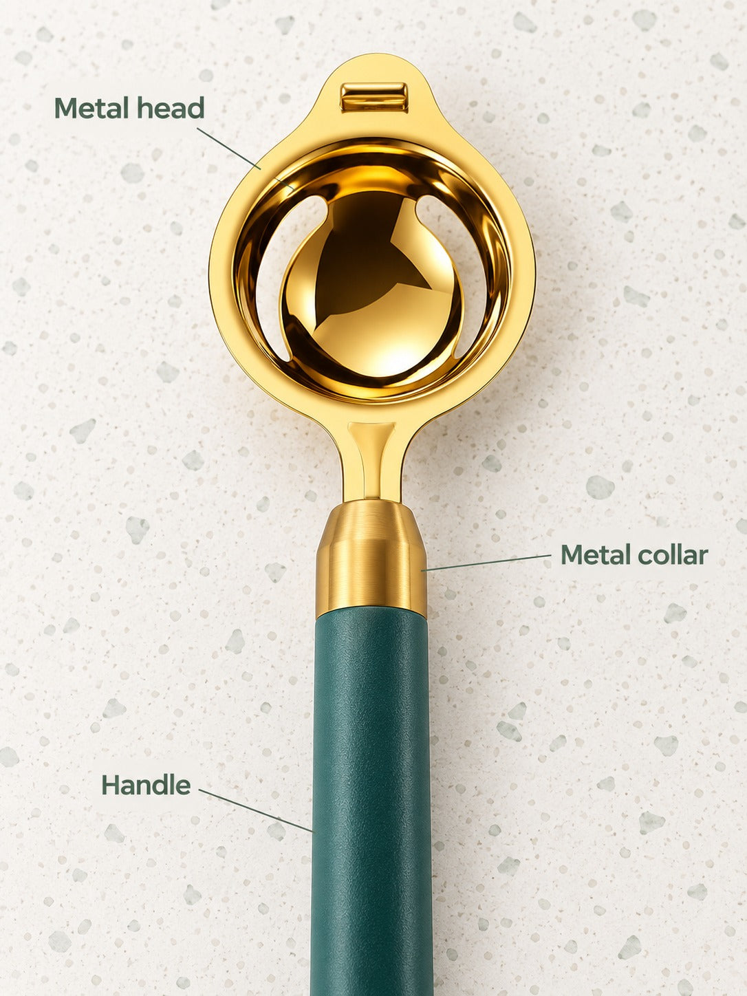 Stainless Steel Egg Separator for Clean Egg Whites