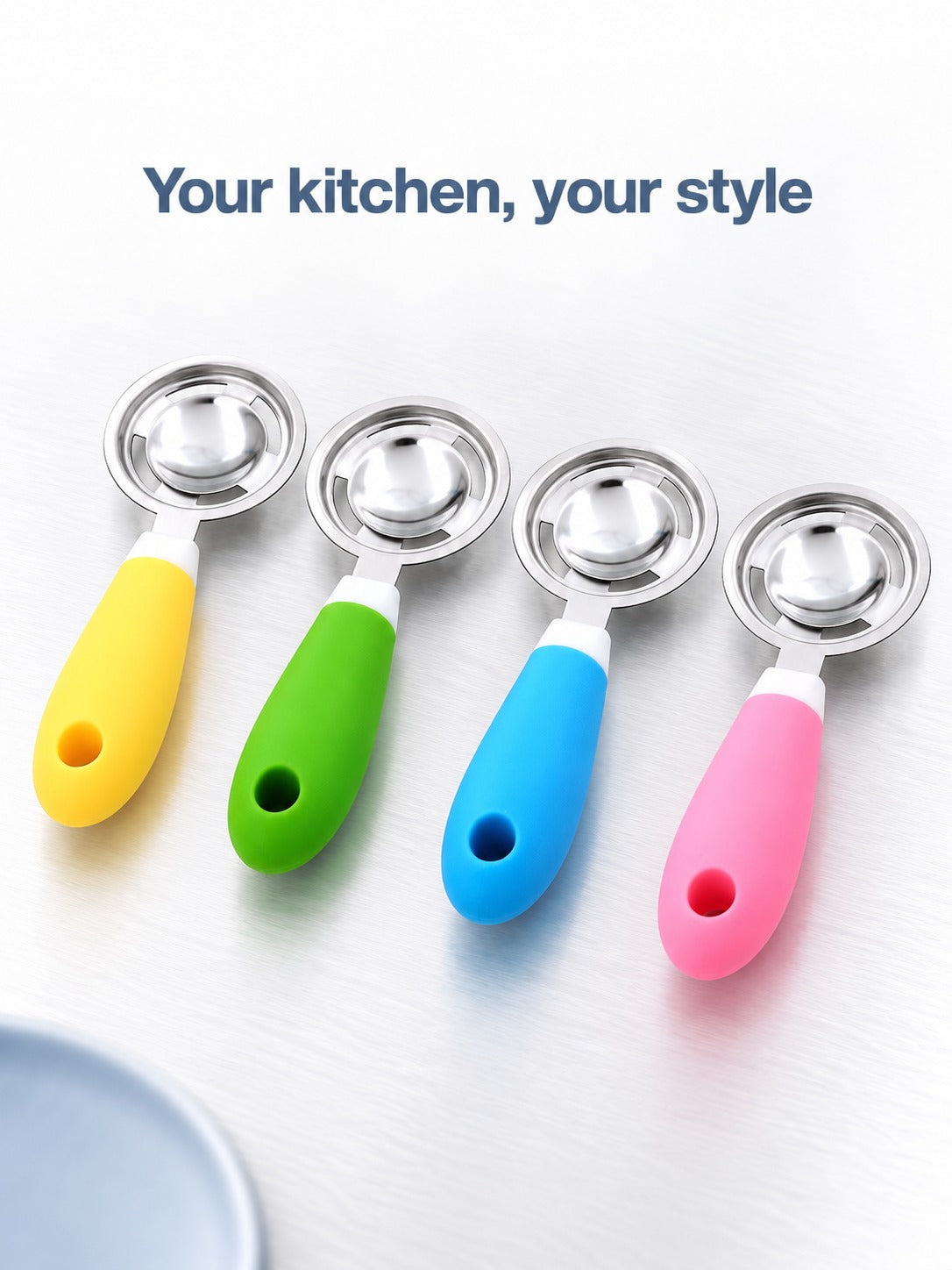 Stainless Steel Egg Separator Spoon for Clean Yolks