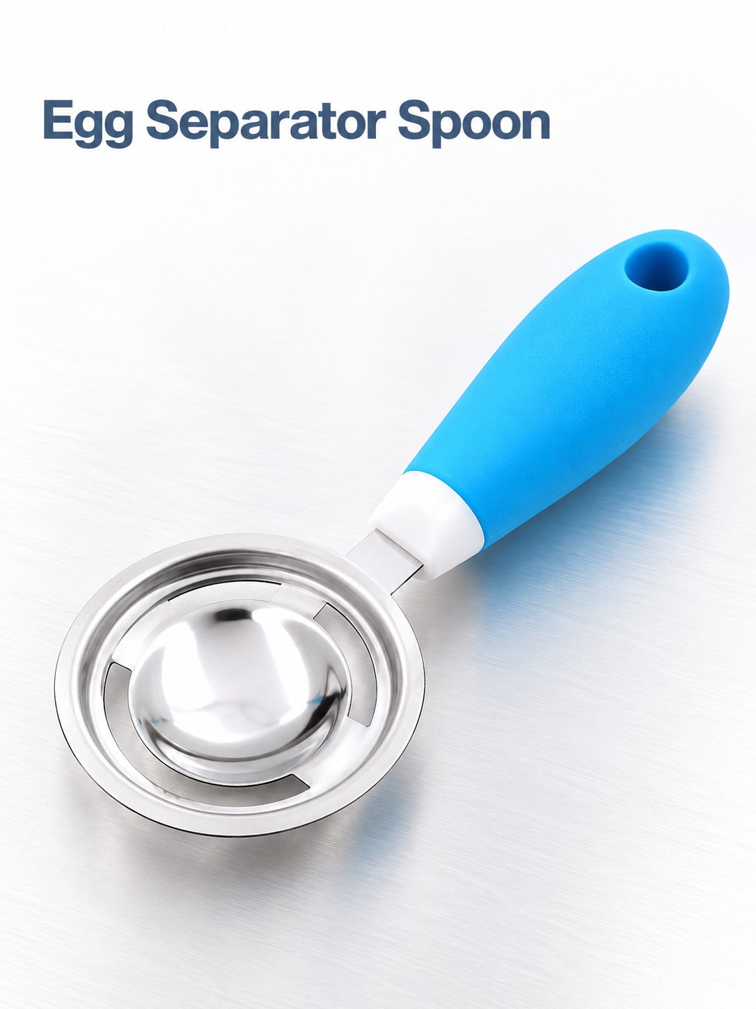 Stainless Steel Egg Separator Spoon for Clean Yolks