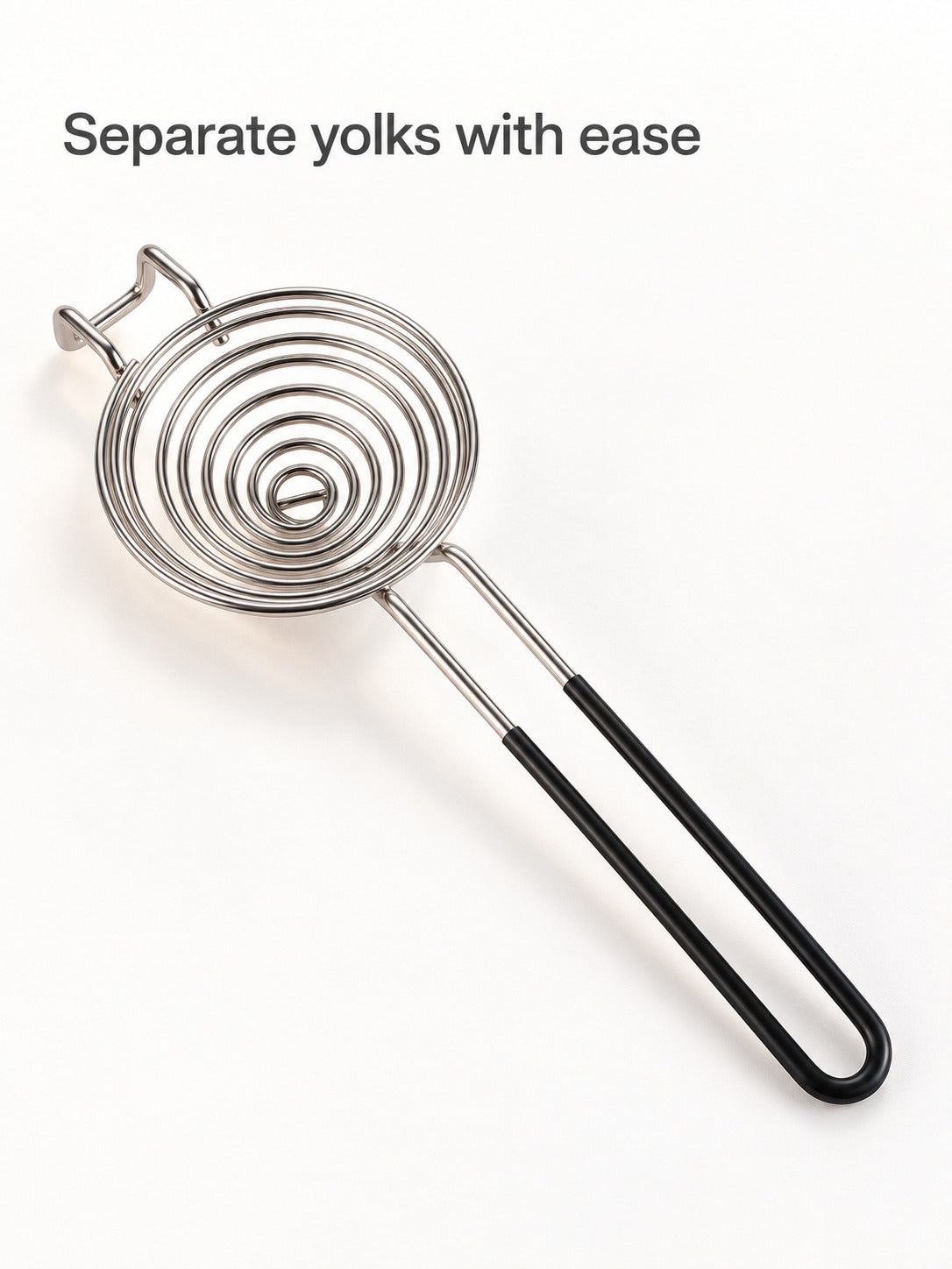 Stainless Steel Egg Separator for Clean, Intact Yolks