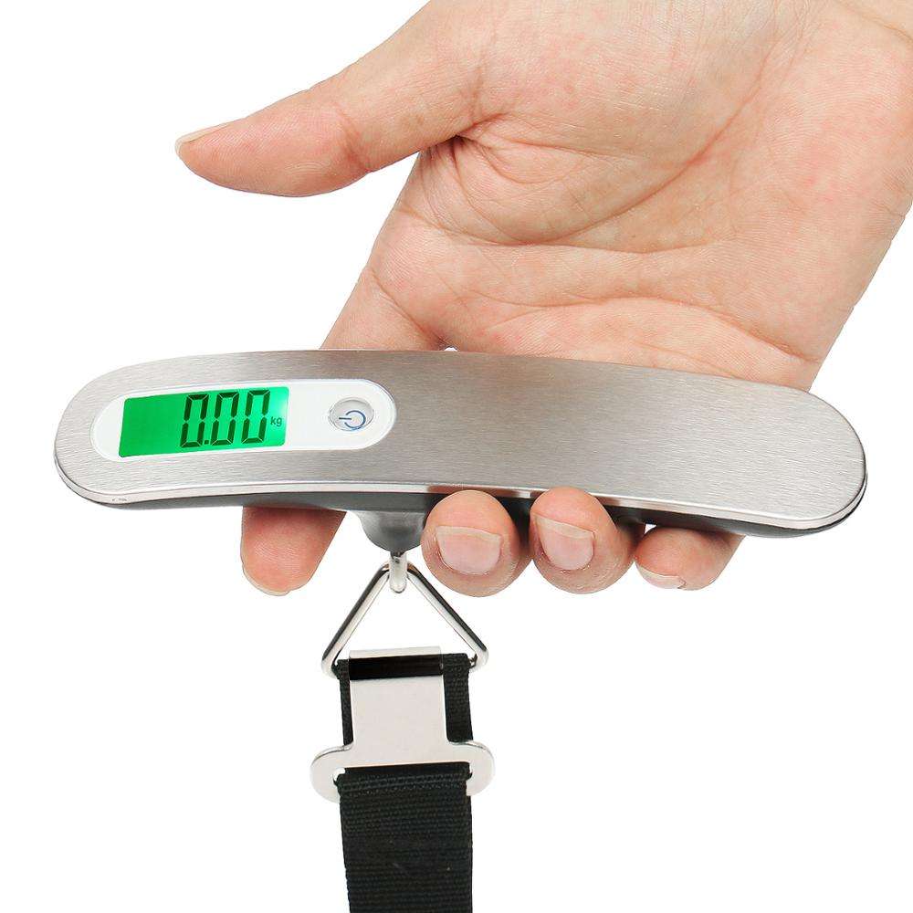 Portable Digital Luggage Scale: Weigh Bags to 50 kg