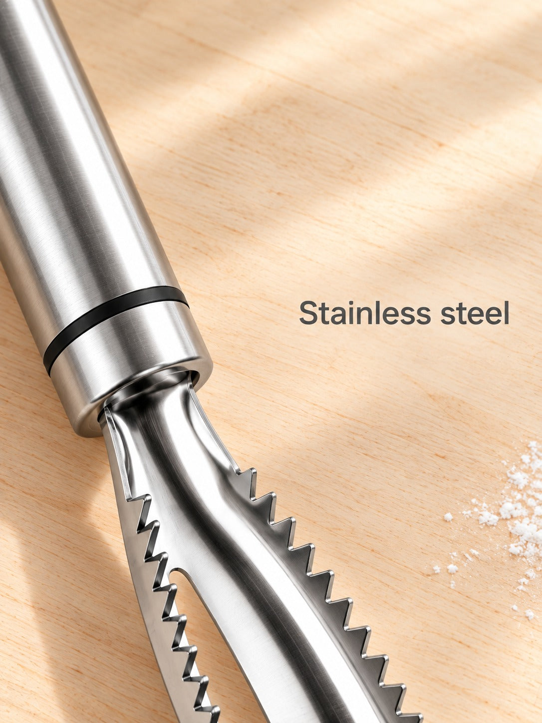 304 Stainless Steel Fish Scaler With Serrated Blade