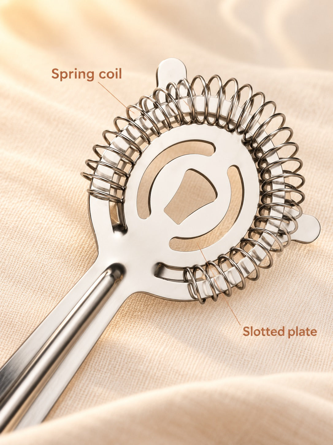 Stainless Steel Ice Filter for Cocktails Pour Strainer
