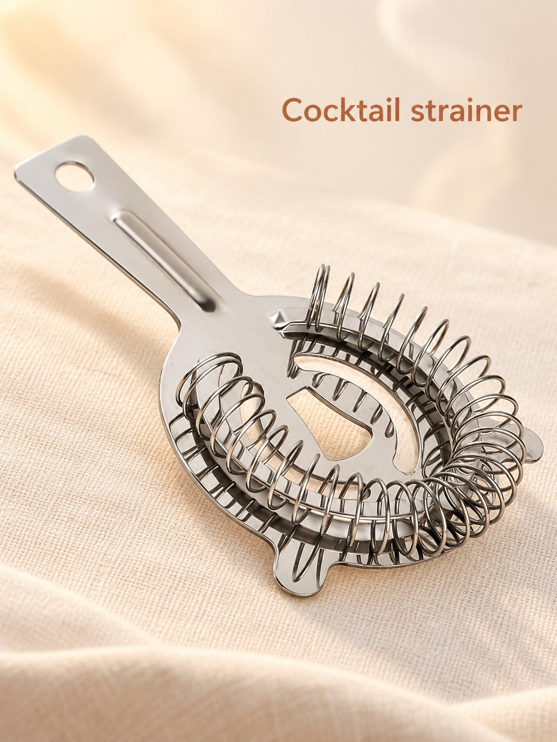 Stainless Steel Ice Filter for Cocktails Pour Strainer
