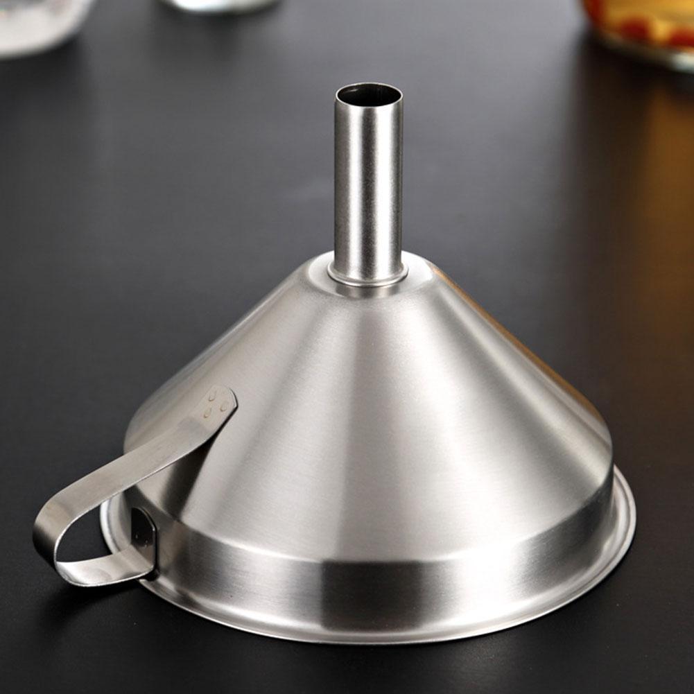 Steel Kitchen Funnel with Strainer for Cooking Oil