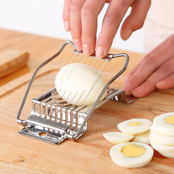 Stainless Steel Egg Slicer for Perfectly Even Rounds