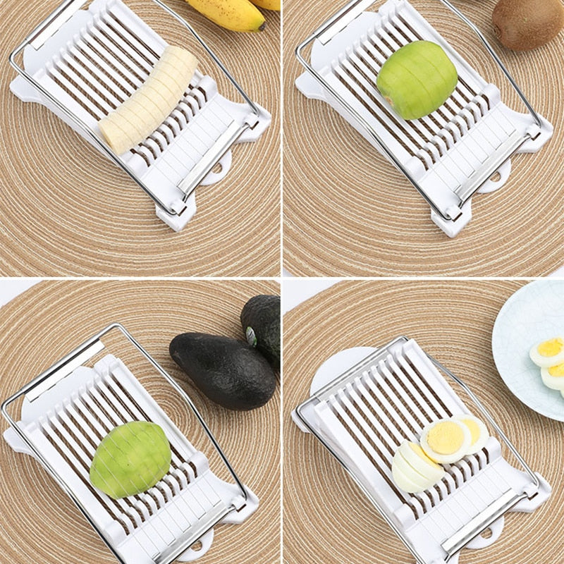 Stainless Steel Egg Slicer for Luncheon Meat and Fruit