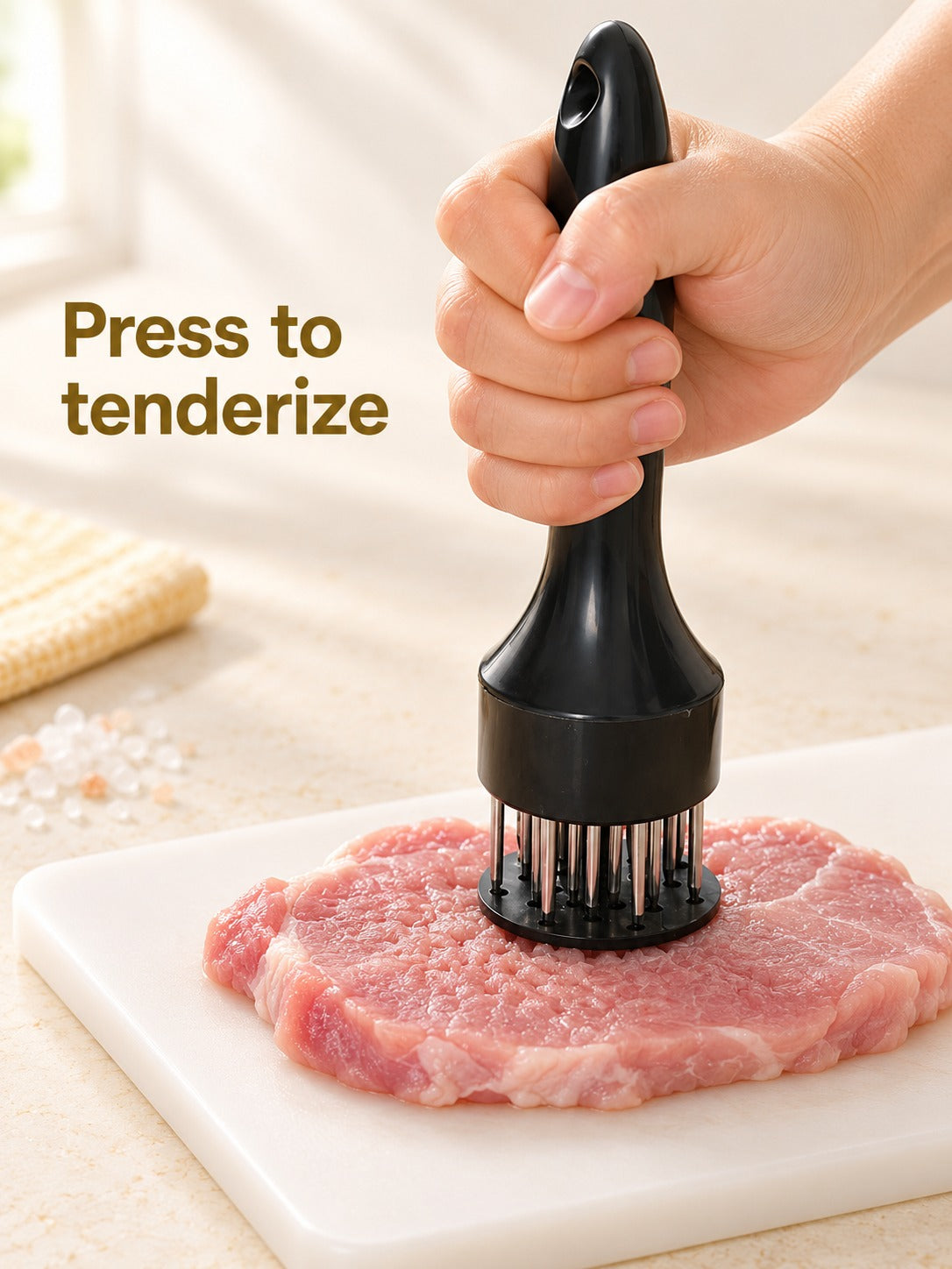 Stainless Steel Meat Tenderizer Needle for Steak & Pork