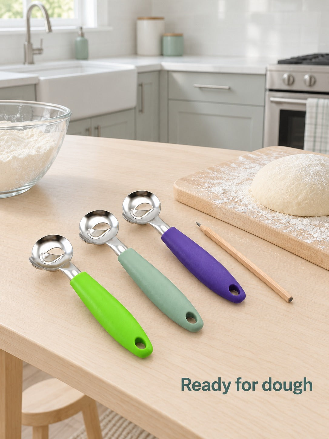 Stainless Steel Noodle Knife for Shaving Dough and Fruit