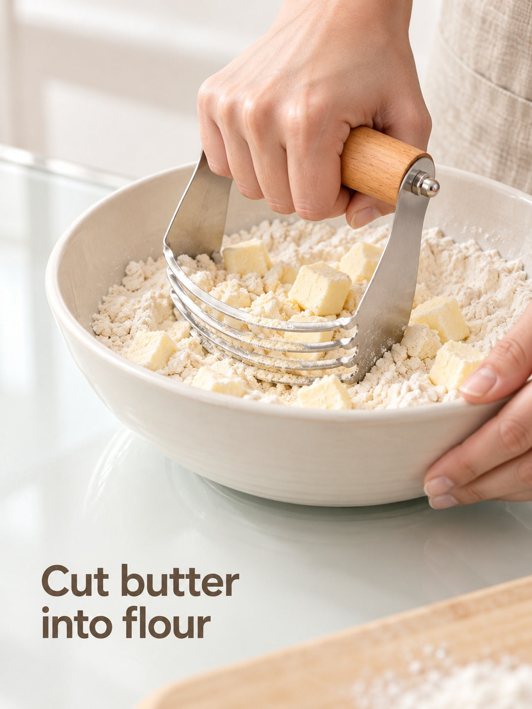Stainless Steel Pastry Blender for Cold Butter Dough