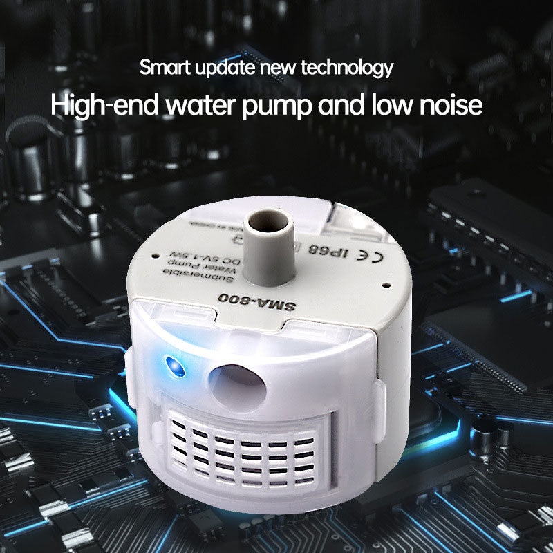 Stainless Steel Pet Fountain for Quiet Fresh Water