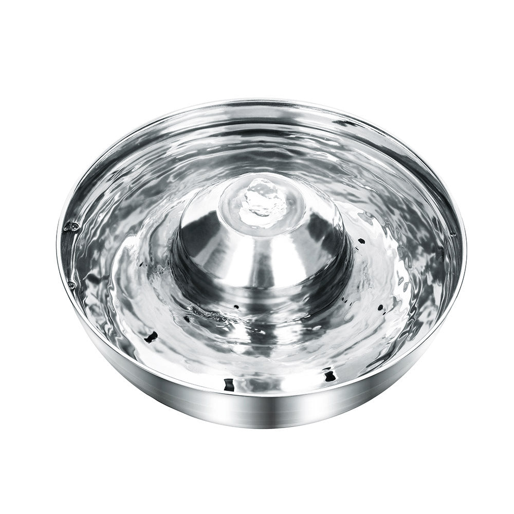 Pet Water Fountain, Stainless Steel Fresh-Flow Bowl