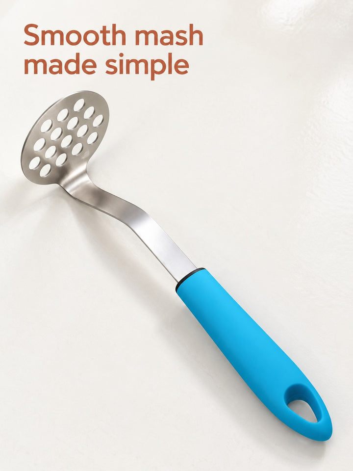 Stainless Steel Potato Masher for Silky Lump-Free Mash