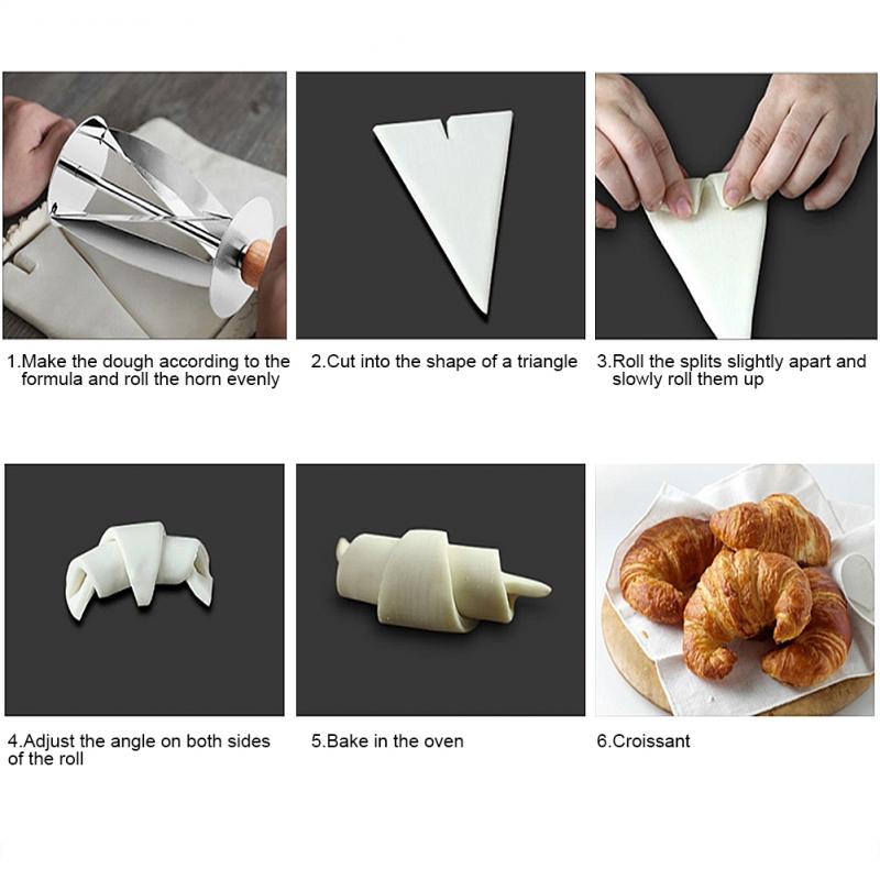 Croissant Dough Cutter: Perfect Triangles in One Roll