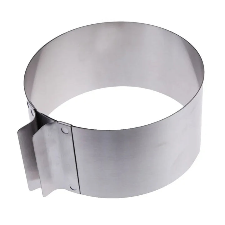 Adjustable Stainless Steel Cake Ring Mold, 6-12 Inch