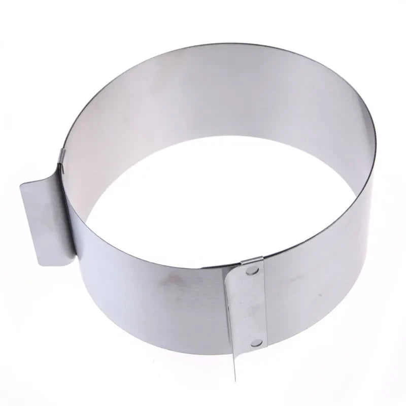 Adjustable Stainless Steel Cake Ring Mold, 6-12 Inch