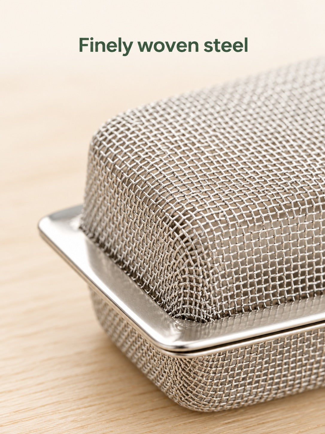 Fine Mesh Stainless Steel Tea Strainer With Rim Hook