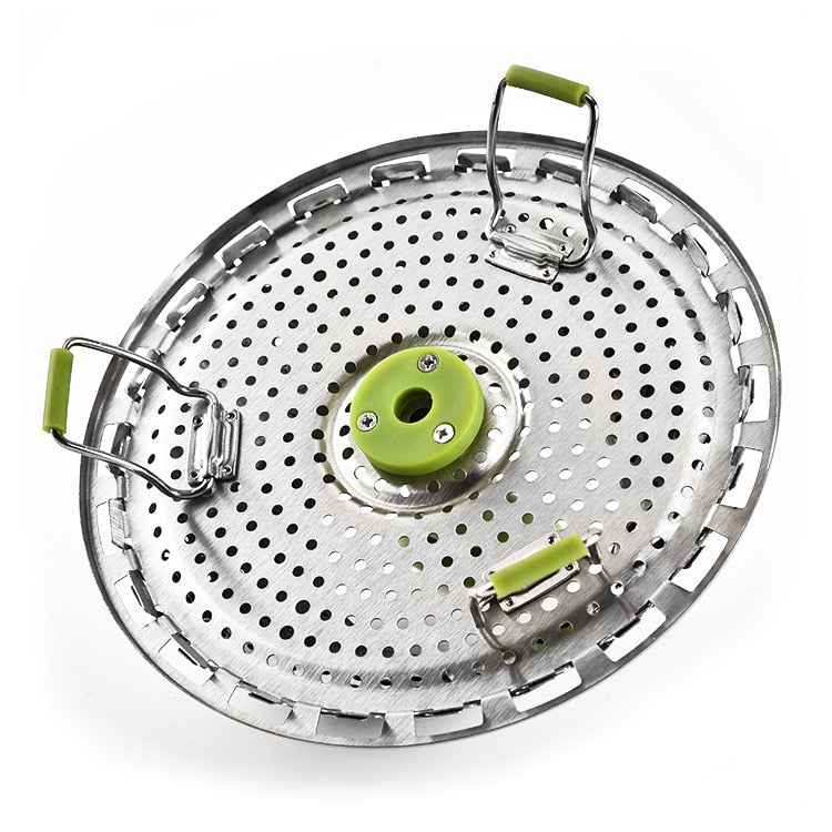 Telescopic Stainless Steamer Basket, Fits 7-11 Inch Pots