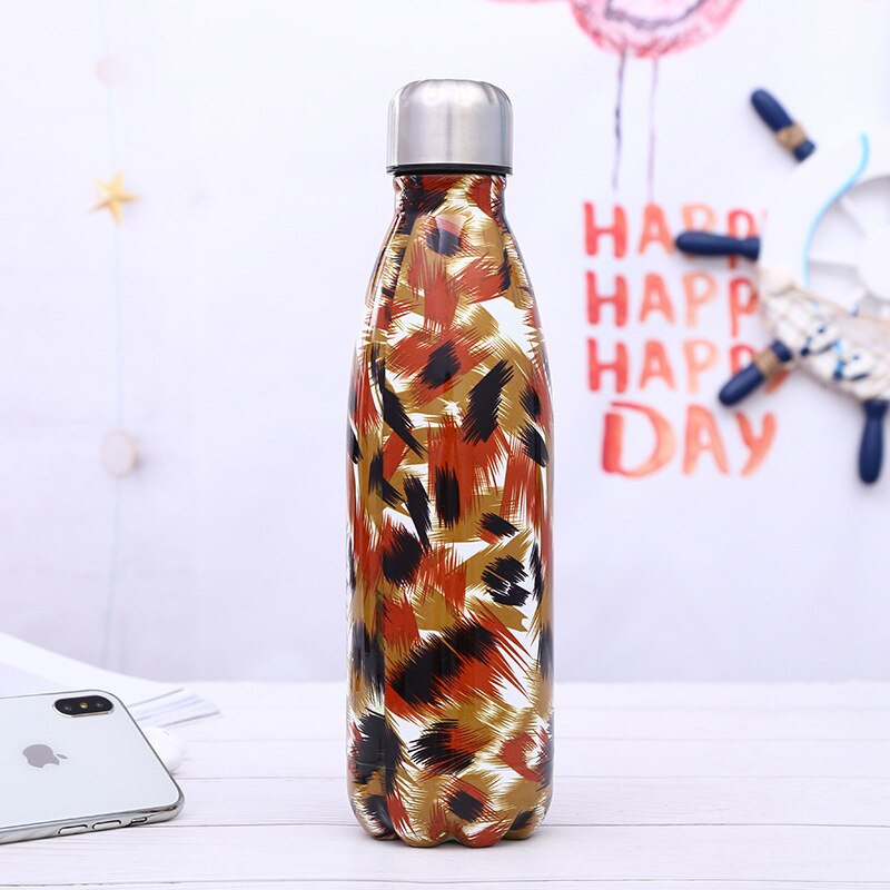 Stainless Steel Insulated Water Bottle 500ml Printed