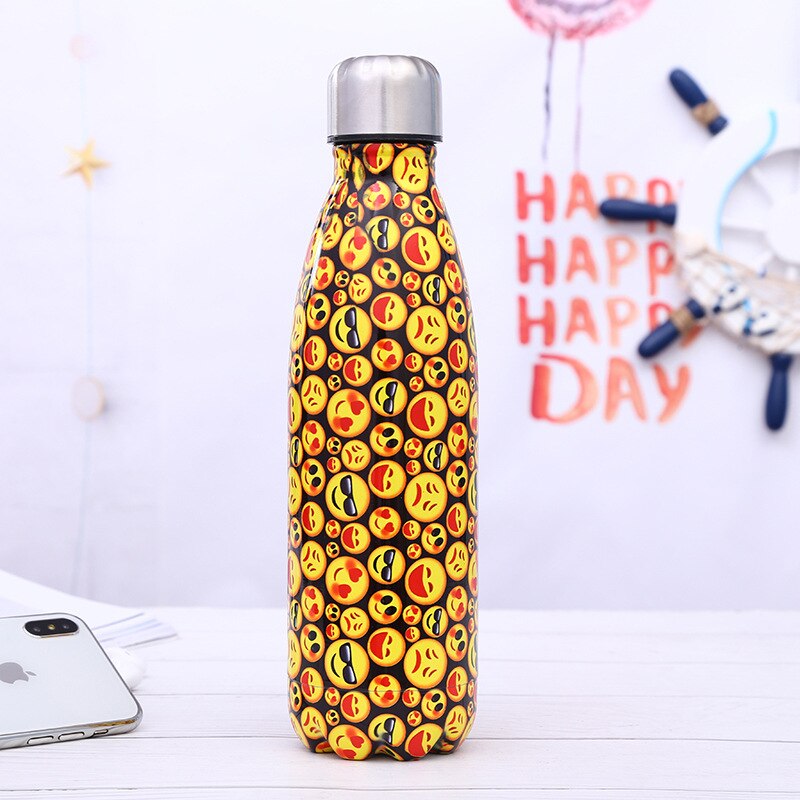 Stainless Steel Insulated Water Bottle 500ml Printed