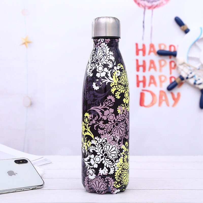 Stainless Steel Insulated Water Bottle 500ml Printed