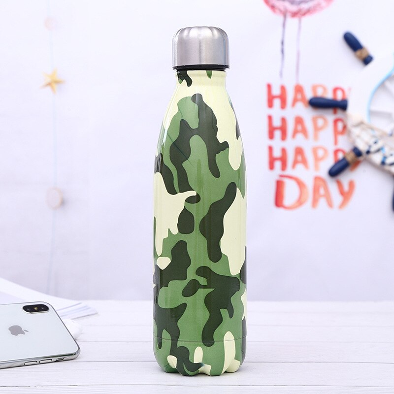 Stainless Steel Insulated Water Bottle 500ml Printed