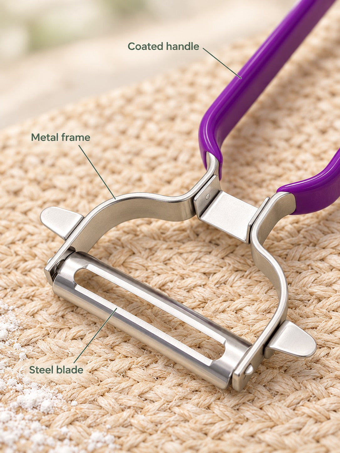 Stainless Steel Vegetable Peeler for Potatoes & Carrots