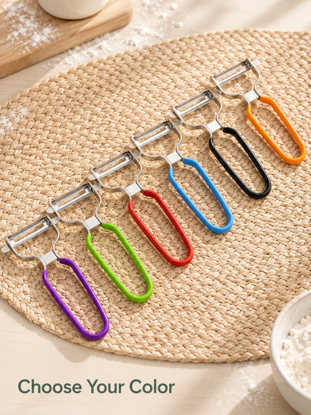 Stainless Steel Vegetable Peeler for Potatoes & Carrots