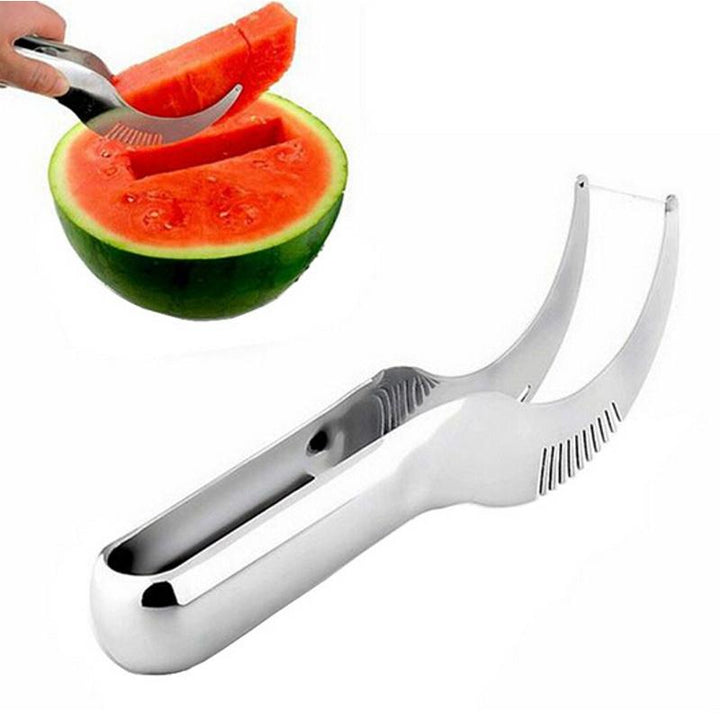 Stainless Steel Watermelon Slicer Tool for Clean Wedges
