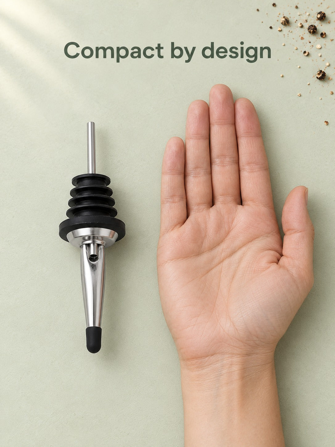 Stainless Steel Wine Pourer with Drip-Free Flow Control