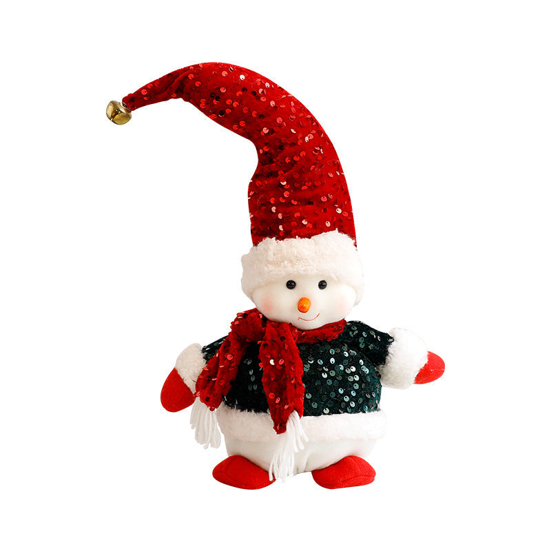 Christmas Standing Plush Dolls for Festive Displays