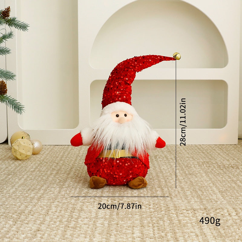 Christmas Standing Plush Dolls for Festive Displays