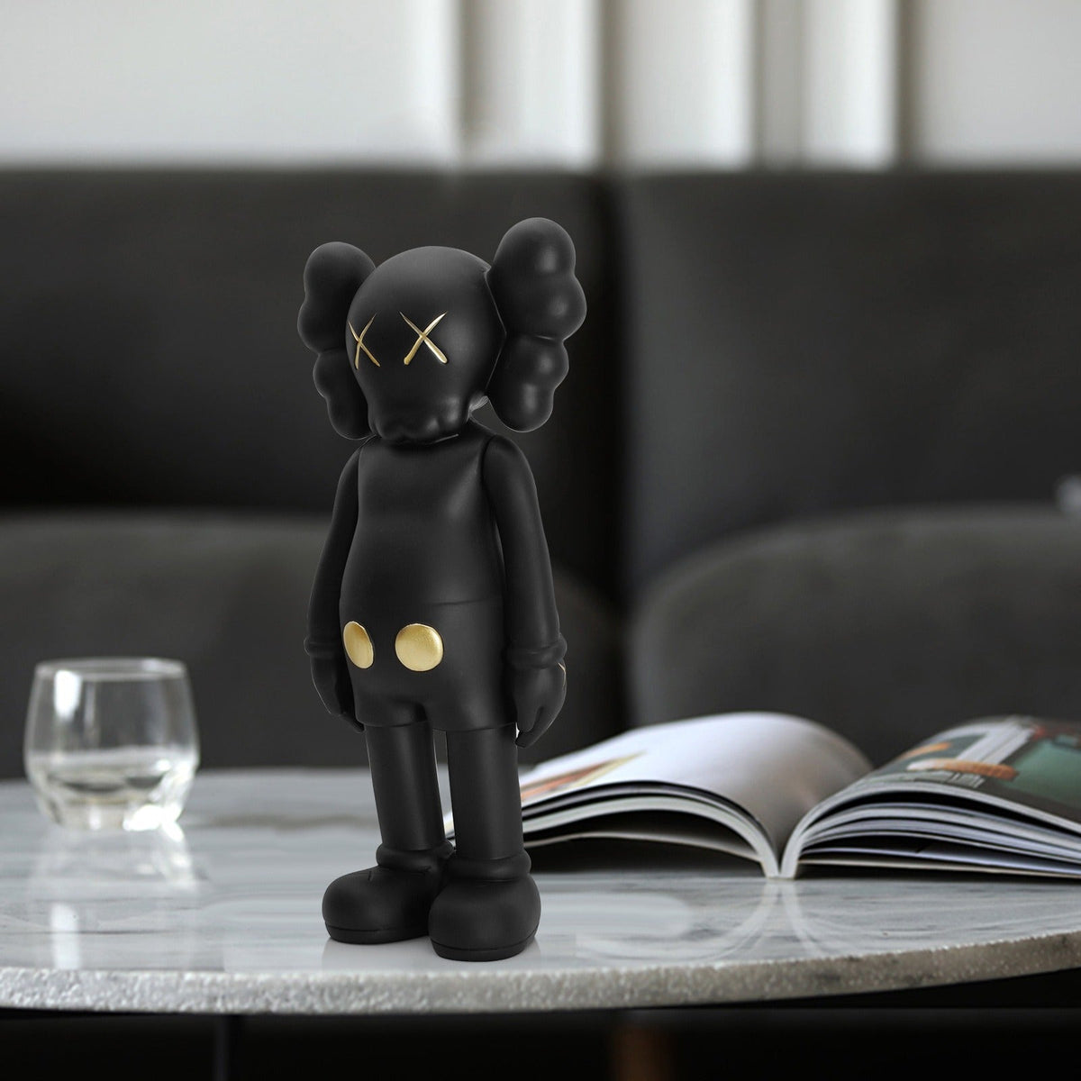 Standing Bear Resin Decor for Playful Modern Homes