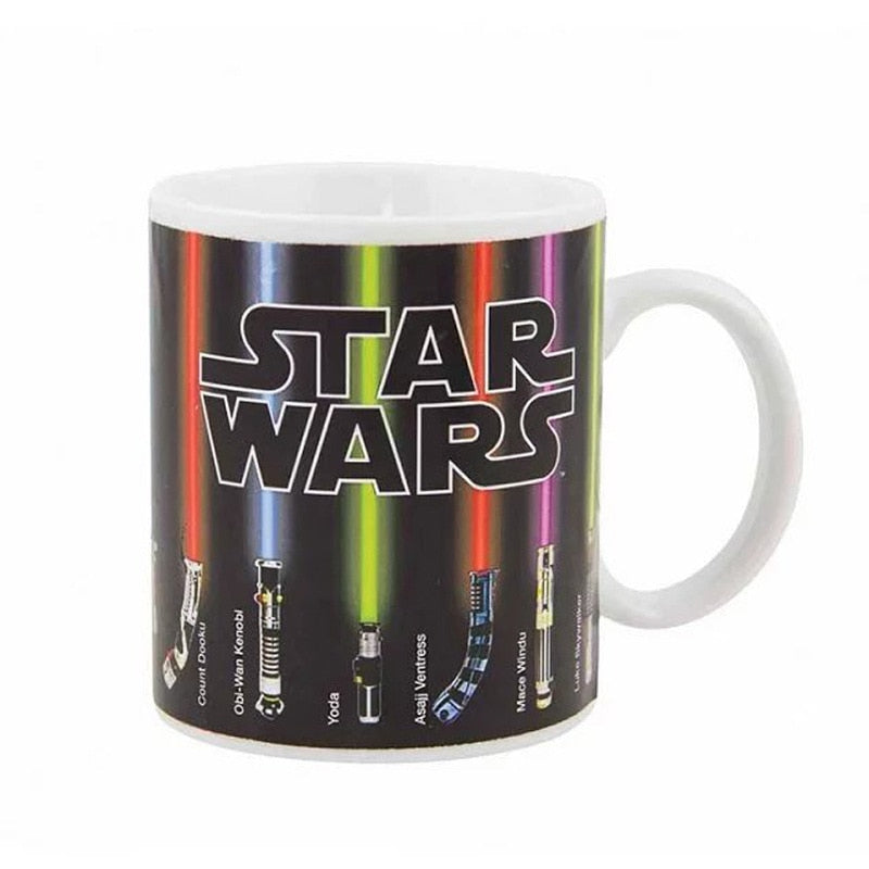Star Wars Color Changing Mug: Lightsaber Reveal Hot Coffee