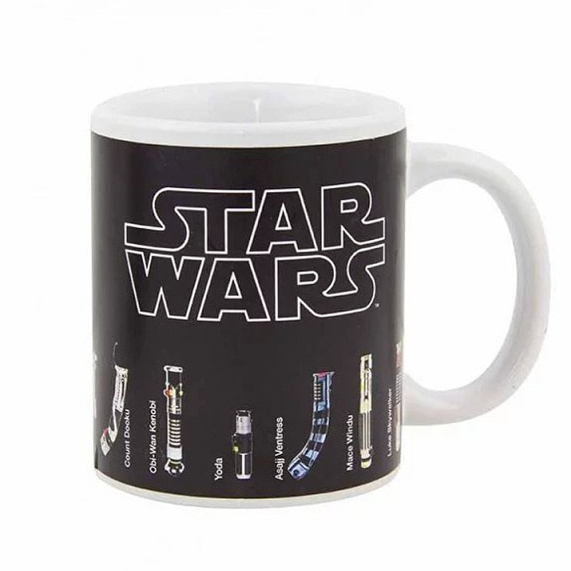 Star Wars Color Changing Mug: Lightsaber Reveal Hot Coffee