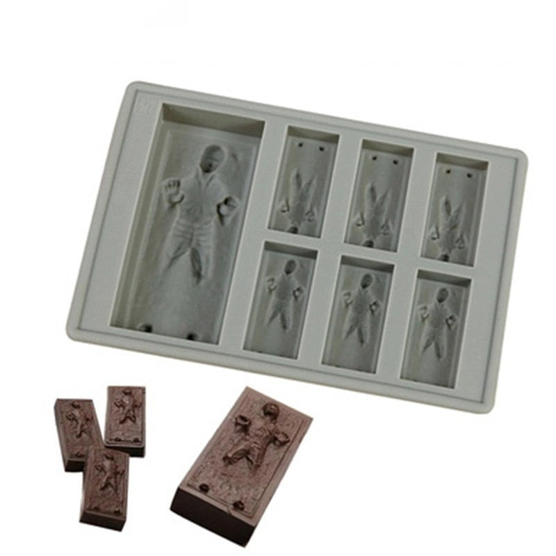 Han Solo Carbonite Ice Mold Tray, Star Wars Silicone Cubes