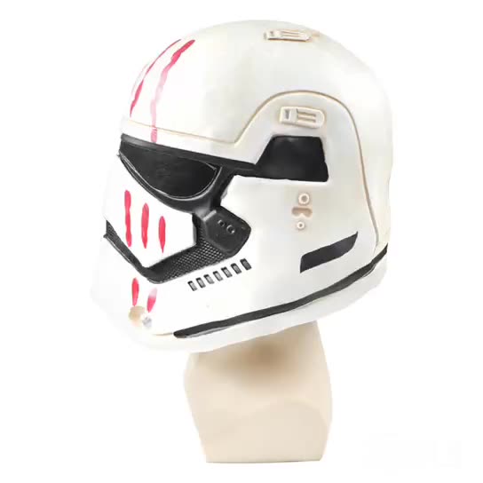 Mandalorian Latex Helmet for Cosplay and Stage Shows