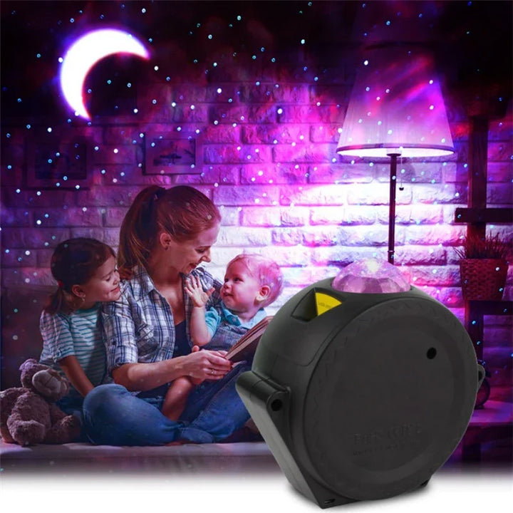Star Projector Night Light for Kids with Rotating Sky