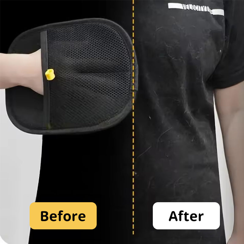 Reusable Pet Hair Removal Glove for Grooming & Sofas
