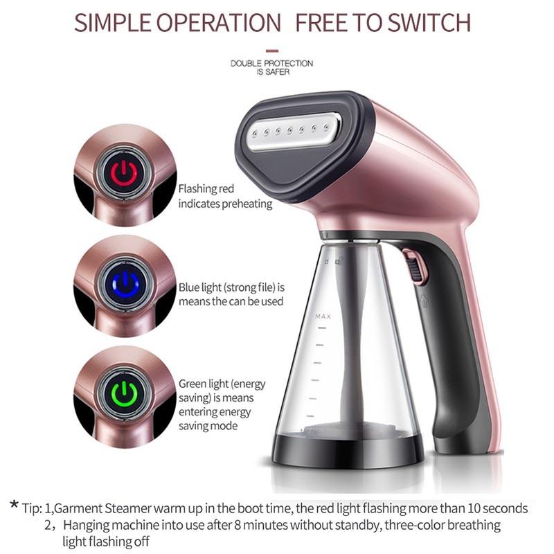Portable Handheld Garment Steamer for Fast Wrinkle Removal