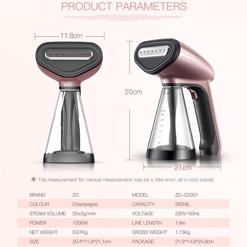 Portable Handheld Garment Steamer for Fast Wrinkle Removal