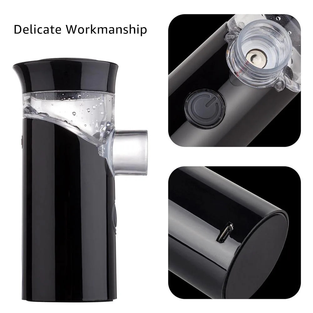 Portable Ultrasonic Nebulizer, Quiet USB Rechargeable Mist