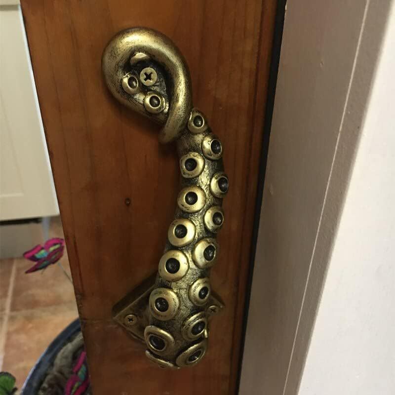 Octopus Door Handle for Steampunk Statement Interiors