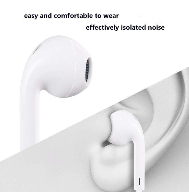Wired Earphones with Mic for iPhone, 3.5mm Earbuds