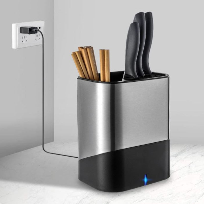 UV Knife Holder Sterilizer That Stores Your Knives