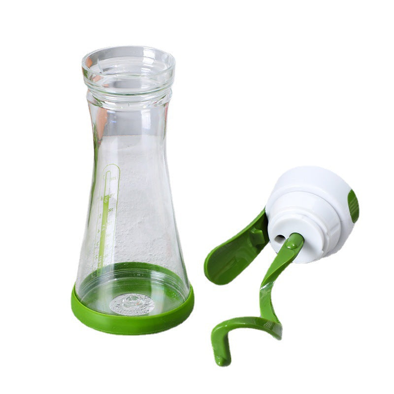 Salad Dressing Mixer Cup with Built-In Measuring Scale
