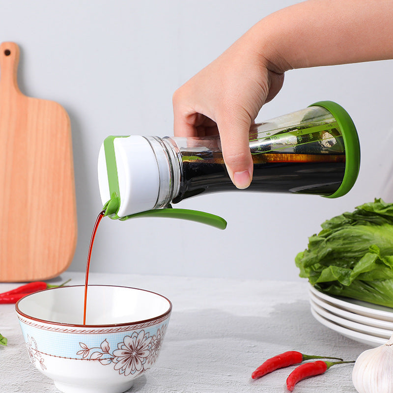 Salad Dressing Mixer Cup with Built-In Measuring Scale
